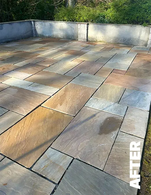patio after
